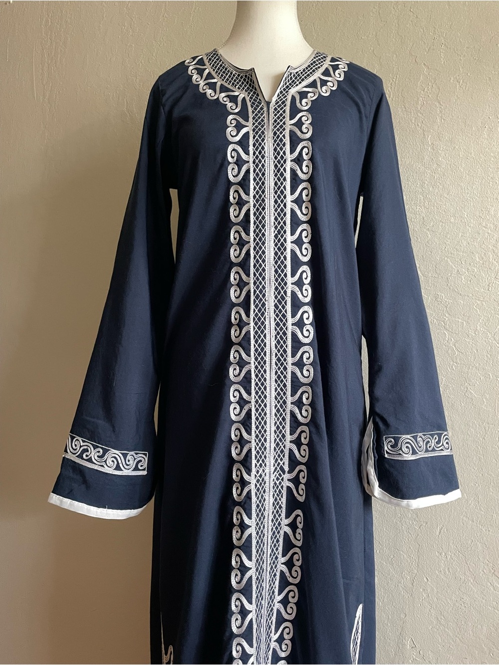 Embroidered caftan